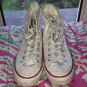 White High Top Converse